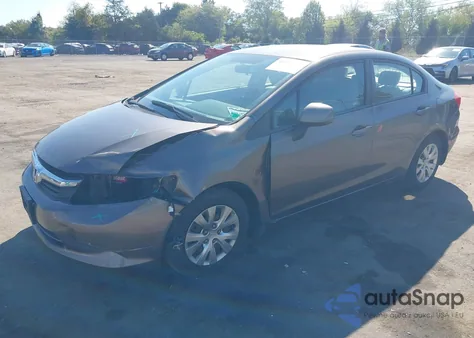 2012 Honda Civic Lx from USA, damaged, VIN 2HGFB2F50CH577986